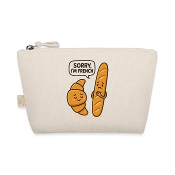 Croissant et baguette – Sorry I’m French humour - Trousse biologique - nature - Devant