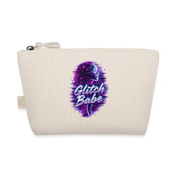 Y2K Retro – Glitch Babe - Organic Pouch - nature - Front