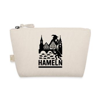 Hamelin City Pied Piper Silhouette - Organic Pouch - nature - Front