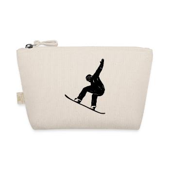 Silhouette minimaliste de snowboard Sports d’hiver - Trousse biologique - nature - Devant