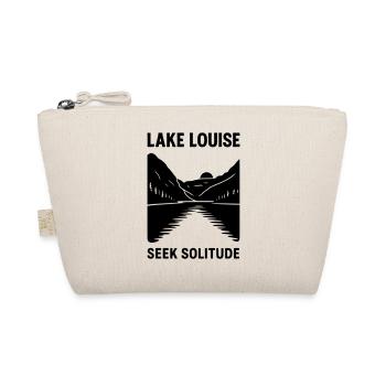 lake louise silhouette - Bio-Täschchen - Natur - Vorne