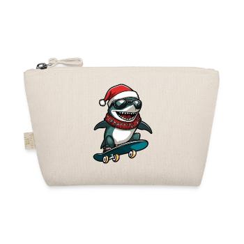 requin Noël drôle - Trousse biologique - nature - Devant