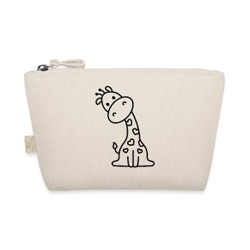 Croquis mignon de girafe - Conception de motif animal enfantin - Trousse biologique - nature - Devant