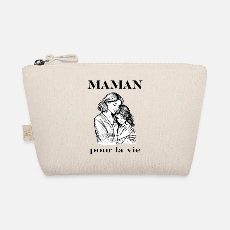 Mama fürs Leben - Bio-Täschchen - Natur
