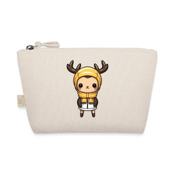 cerf mignon bande dessinée hiver - Trousse biologique - nature - Devant