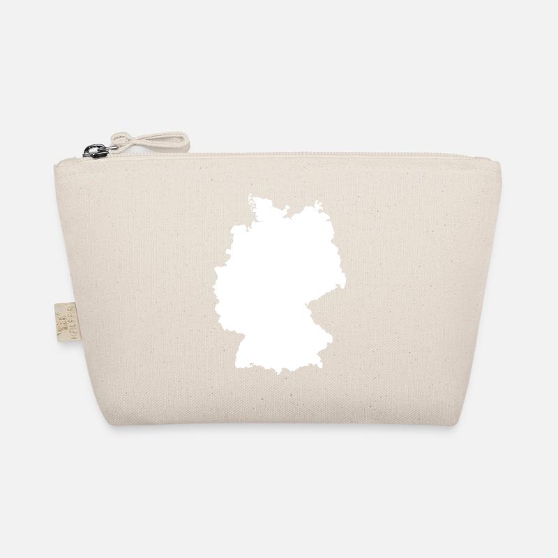 Germany Map Silhouette Contour Organic Pouch