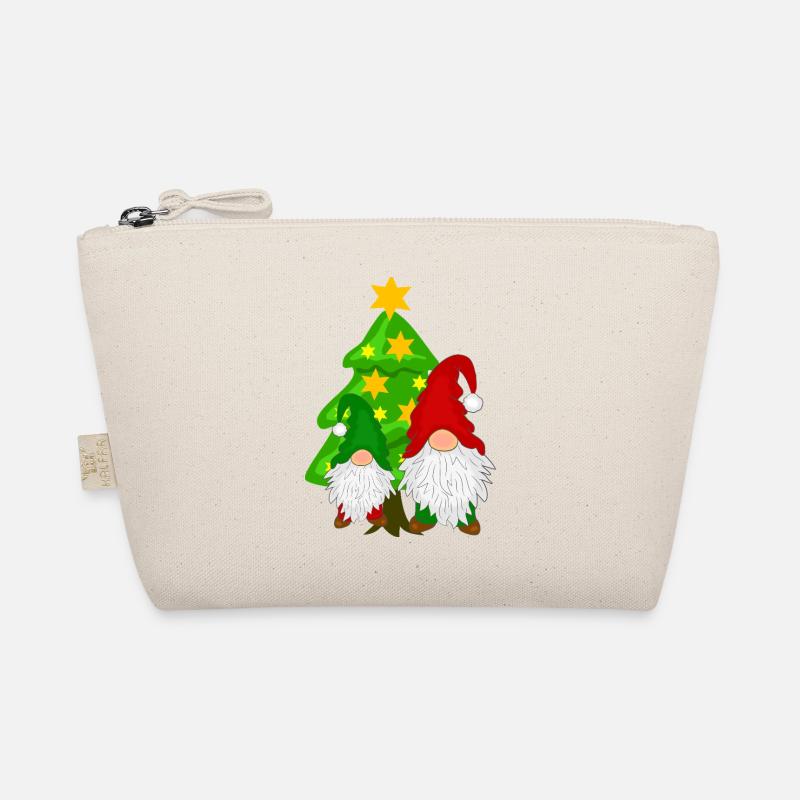 Gnome devant le sapin de Noël Trousse biologique