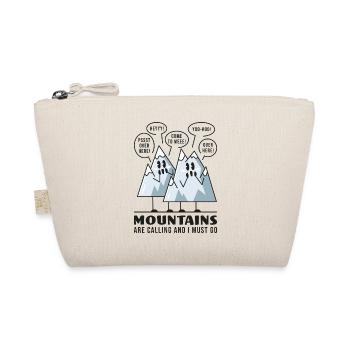 Les montagnes m’appellent et je dois aller faire un jeu de mots dessin animé - Trousse biologique - nature - Devant
