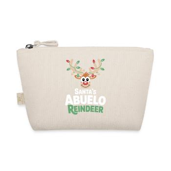 Santa's Abuelo Reindeer - Organic Pouch - nature - Front