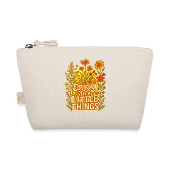 Enjoy the Little Things Floral - Organic Pouch - nature - Front