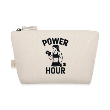 Power Hour Fitness-Symbol - Bio-Täschchen - Natur - Vorne