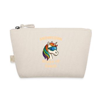 Snow Unicorn - Organic Pouch - nature - Front