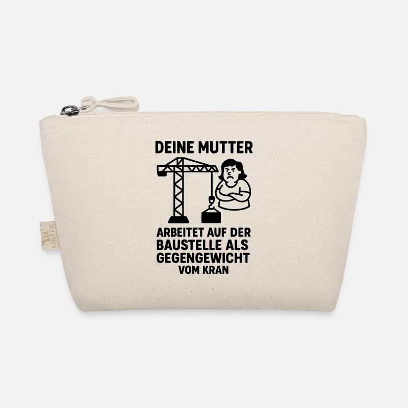  deine mutter witz baustelle gegengewicht Bio-Täschchen