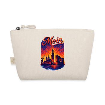 Hamburg Moin City Silhouette Splendor Elbe Gift - Organic Pouch - nature - Front