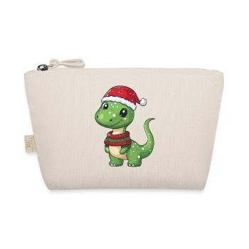 Dinosaure brontosaure Noël - Trousse biologique - nature - Devant
