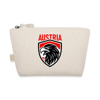 Österreich Adler Wappen AUSTRIA - Bio-Täschchen - Natur - Vorne