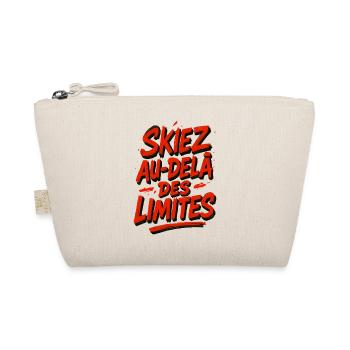 Ski beyond the limits! - Organic Pouch - nature - Front