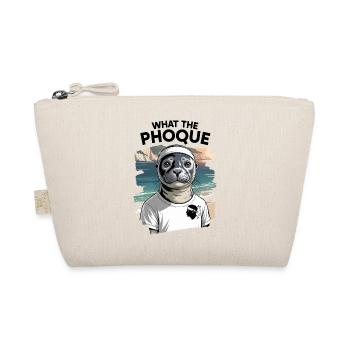 Cadeau Humour Corse What the Phoque Souvenir Île - Trousse biologique - nature - Devant