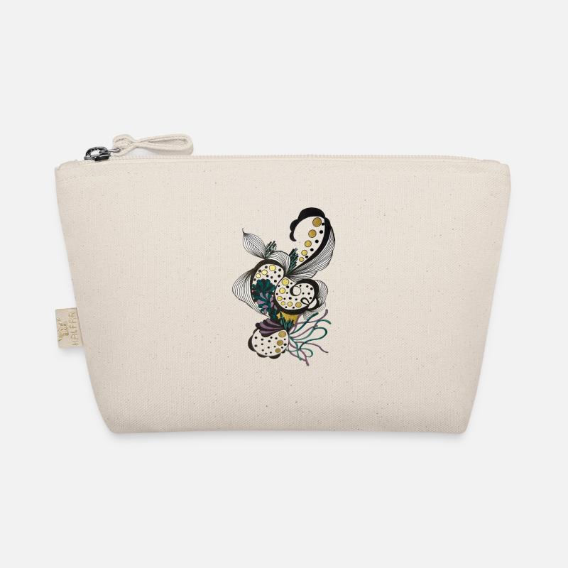 Silhouettes florales avec des points dorés Trousse biologique