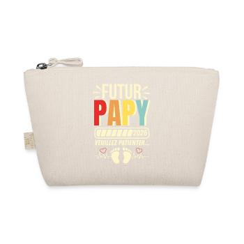 Gift Future Grandpa 2026 Grandpa Announcement - Trousse biologique - nature - Devant