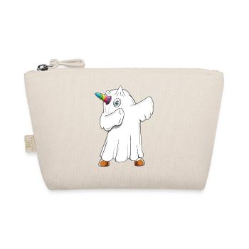 Einhorn-Geist-Kostüm abpuppen – lustiges Halloween-Trikot - Bio-Täschchen - Natur - Vorne