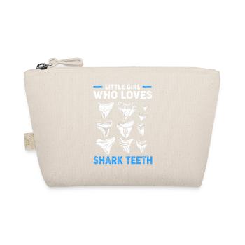 Sharks Shark Tooth Teeth Shark Teeth - Organic Pouch - nature - Front