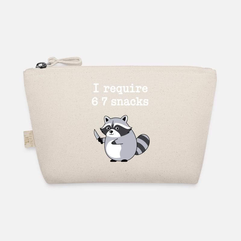 6-7 Internet Meme Cooler 6 7 Waschbär Bio-Täschchen