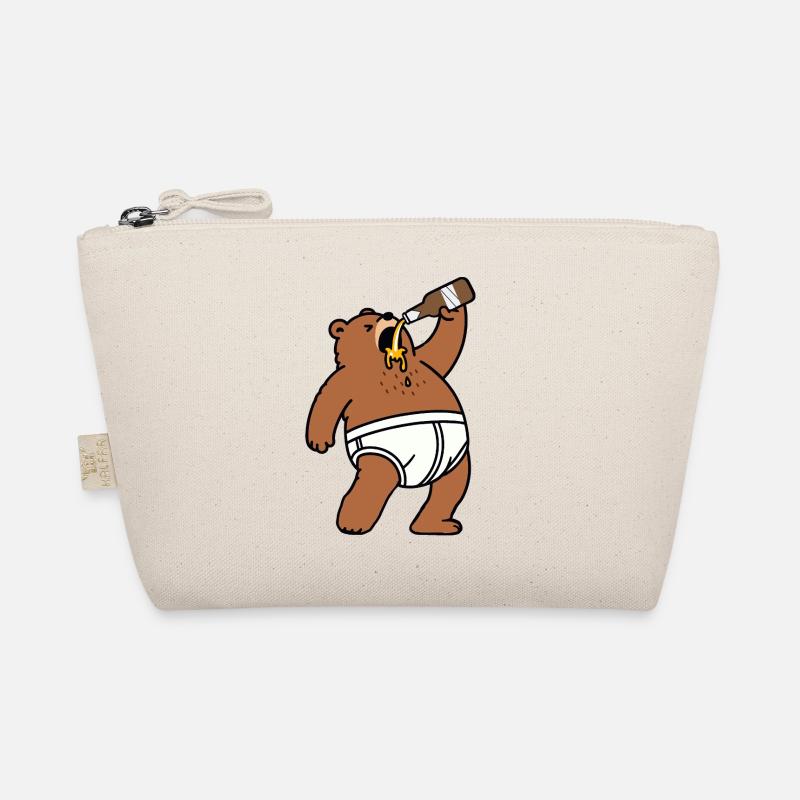 Berlin Party Bär Bierflasche Bier Party Unterhose Bio-Täschchen