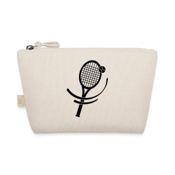 Cartoon mascot happy tennis ball. Tennis is life. - Organic Pouch - nature - Front