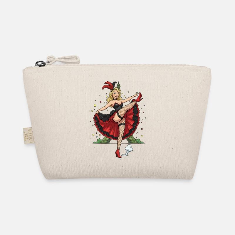 Paris cancan pinup Organic Pouch