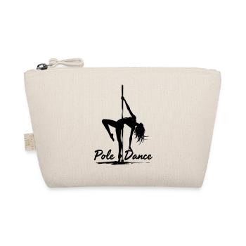 Pole Dance Pole Dancer Silhouette Gift - Organic Pouch - nature - Front