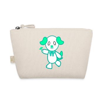 KawaiiDOGGOS – Lucky "Lucky"-Druck - Bio-Täschchen - Natur - Vorne