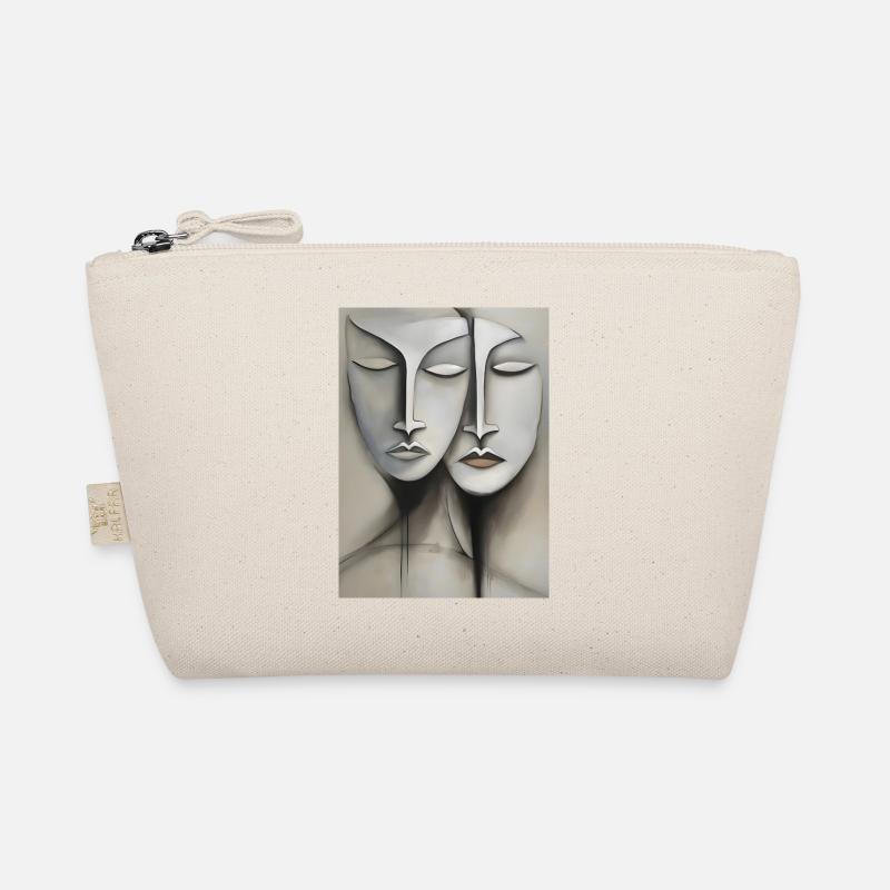 Faces, faces - Organic Pouch - nature