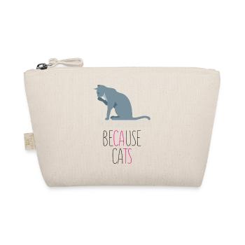 Weil Cats - Bio-Täschchen - Natur - Vorne
