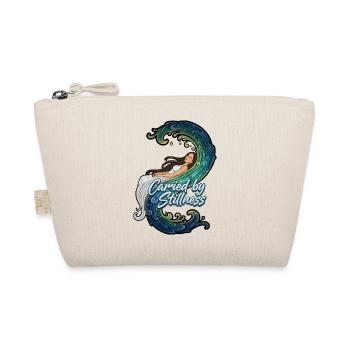 Carried by stillness lying down - Organic Pouch - nature - Front