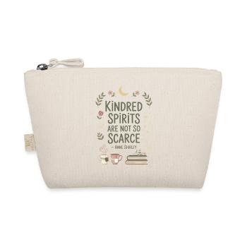 Book Lover Friend Quote Anne Shirley - Organic Pouch - nature - Front