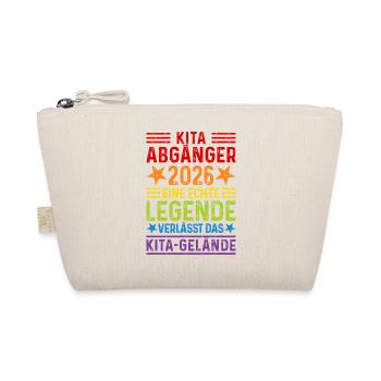 Kita Graduate 2026: Legend leaves Kita grounds - Organic Pouch - nature - Front