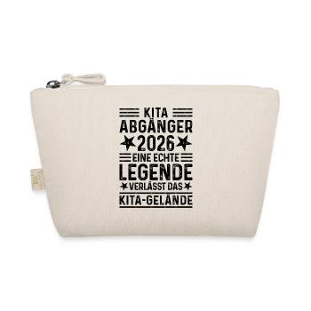 Kita Graduate 2026: Legend leaves Kita grounds - Organic Pouch - nature - Front