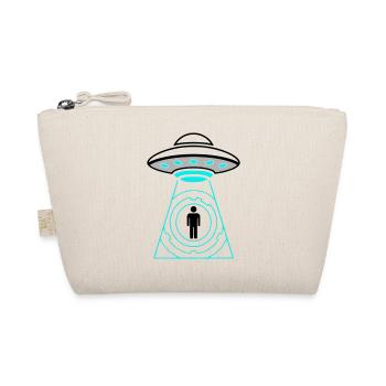 UFO Abduction Beam Me Up Vector - Organic Pouch - nature - Front