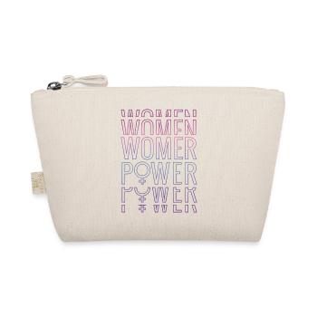 Women Power Feminism Typography Design - Organic Pouch - nature - Front