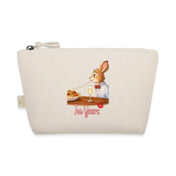 Playful Romantic Couples Illustration. I’m Yours - Organic Pouch - nature - Front
