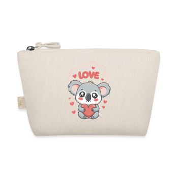 Koala Cœur Love Doux - Trousse biologique - nature - Devant