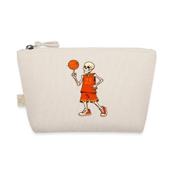 Skeleton Hoops 23 - Organic Pouch - nature - Front