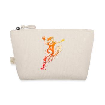 Coole Handball Inspiration fuer Frauen - Bio-Täschchen - Natur - Vorne