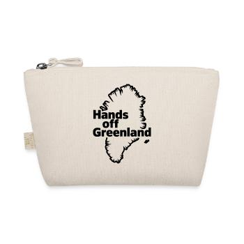 Hands off Greenland! - Greenland / Grønland  - Organic Pouch - nature - Front