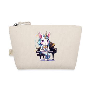 Piano Unicorn Artist Coffee - Organic Pouch - nature - Front