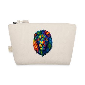 Colorful Wild Lion - Art Colors Pop - Organic Pouch - nature - Front