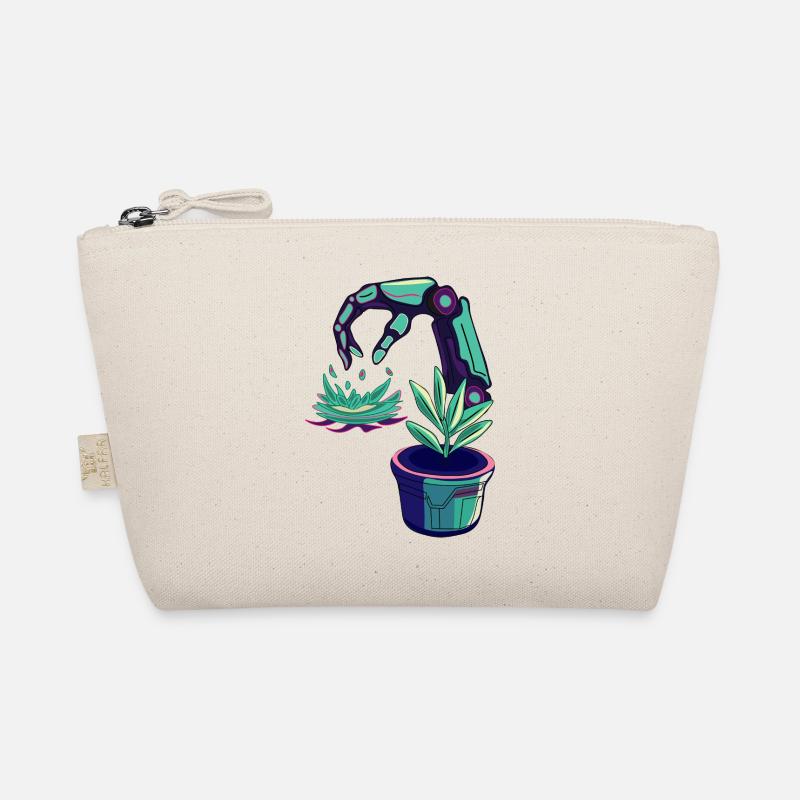 Neonroboter  Bio-Täschchen