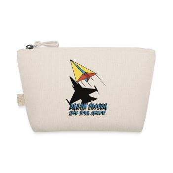 Dream bigger than your shadow - Organic Pouch - nature - Front