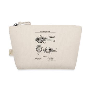 Lemon Squeezer Culinary Decor Patent Print T-Shirt - Organic Pouch - nature - Front